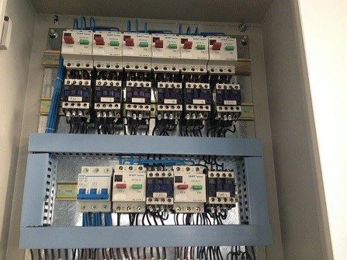 control box inside